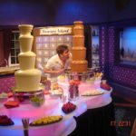 Chocolate Fountain on TV Show Wrap Party