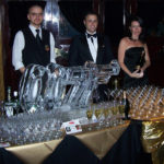 007 James Bond Ice Sculpture Vodka Luge For Spearmint Rhino