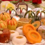 Asian sweets for wedding chocolate fountain