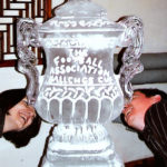 FA Cup Ice Sculpture Vodka Ice Luge For Footballer Party