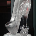 Stilleto Ice Sculpture Vodka Ice Luge ; Devil Wears Prada ; Stilleto Ice Luge