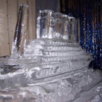 Titanic Theme Ice Sculpture Vodka Ice Luge