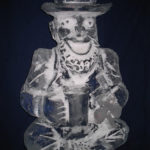 Irish St Patricks Day Ice Sculpture Vodka Ice Luge Leprechaun Ice Luge