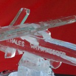 Thales Watchkeeper Ice Sculpture Vodka Luge for Royal Artillery