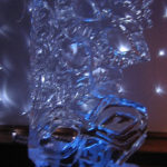 Masquerade Masks Ice Sculpture Vodka Ice Luge For Masquerade Ball Party