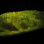 Crocodile Ice Sculpture Vodka Ice Luge