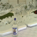 Fox Ice Sculpture Vodka Ice Luge for Farmers College Ball