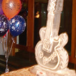 Guitar Ice Sculpture Vodka Ice Luge Watford Birthday Party