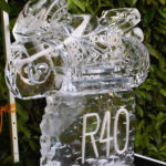 Motorbike Ice Sculpture Vodka Ice Luge