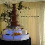 Chocolate fountain at Runnymede Hotel Surrey