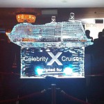 Global Travel Awards ice sculpture for Celebrity Cruises