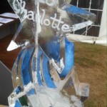 Birthday Star Ice Sculpture Vodka Ice Luge at guildford party