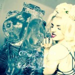 Cirque Le Soir Club Ice Sculpture Vodka Ice Luge of He She Torso