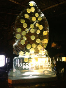 Lemon ice luge for Keith Lemon | Ice Agency