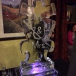 Mr and Mrs Wedding Ice Luge Puzzle Piece | Ice Agency