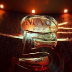 Number 5 Ice Sculpture Vodka Ice Luge for Nuvo Bar Party