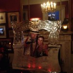 Picture Frame Ice Sculpture Vodka Ice Luge Ice Sculpture Photo Booth for University Ball