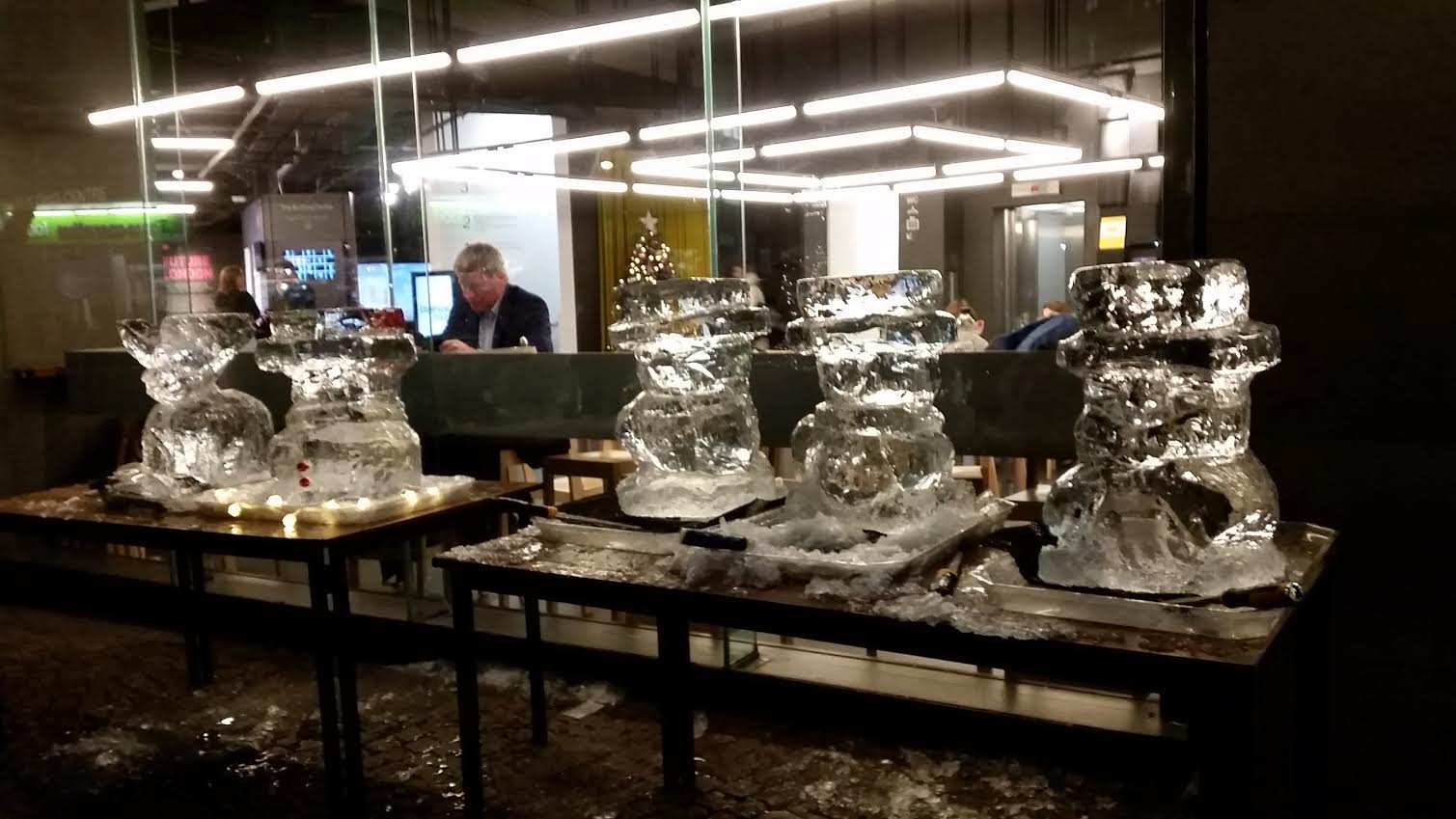 Team Building Workshop - Ice Luge - Luge for Vodka - Ice Carving Sculpture | Ice Agency