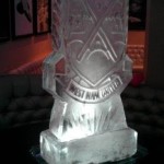 West Ham FC Football Club Ice Sculpture Vodka Ice Luge