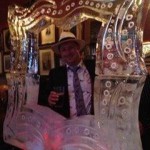 Picture Frame Ice Sculpture Vodka Ice Luge