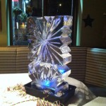 Snowflake Party Vodka Ice Luge for Xmas Party