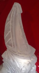 Sailing Boat Ice Sculpture Vodka Ice Luge For Cowes Sailing