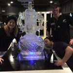 Webb Ellis cup Vodka Ice Luge Ice Sculpture For Rugby Union