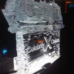 Cruise Ship Ice Sculpture Vodka Luge Ice Carving for Celebrity Cruises
