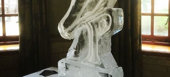 Pennyhill Park Surrey - Ice Luge - Luge for Vodka - Ice Carving Sculpture | Ice Agency