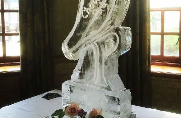 Pennyhill Park Surrey - Ice Luge - Luge for Vodka - Ice Carving Sculpture | Ice Agency