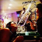 Chilly Willy Vodka Ice Luge for Birthday Party