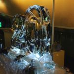 Number 20 Ice Sculpture Vodka Ice Luge Kensington party