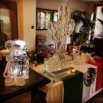 Mexican Theme Ice Sculpture Table Centrepiece