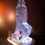 Big Ben New Years Eve Vodka Ice Luge Ice Sculpture