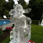 Knight Ice Sculpture Vodka Luge