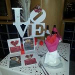 LOVE Ice Sculpture Table Centrepiece