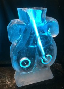 Boobs Vodka Ice Luge for Birthday Party