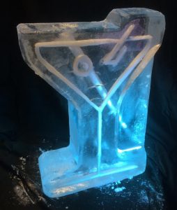 Martini Glass Party Vodka Ice Luge