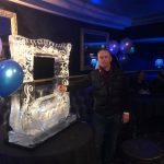 Picture Frame Ice Sculpture Vodka Ice Luge in Leicester Square Party