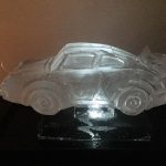 Porsche Car Ice Sculpture Vodka Ice Luge Porsche Club UK