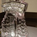 Royal Marines Commando Ice Sculpture Luge in Poole Dorset