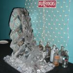 Ski Jump Ice Sculpture Vodka Ice Luge for Never Mind The Buzzcocks