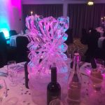 Snowflake Ice Sculpture Table Centrepiece