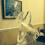 Spitfire Ice Sculpture Vodka Luge at RAF Cranwell