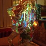 Tiger Head Ice Sculpture Vodka Luge in Brighton