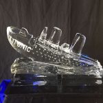 Titanic Ice Sculpture Vodka Ice Luge for Titanic Theme Party