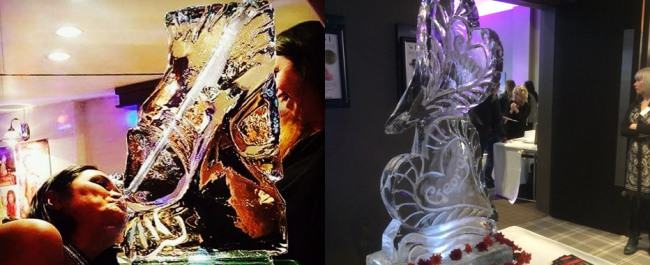 Blog Images - Ice Luge - Luge for Vodka - Ice Carving Sculpture | Ice Agency