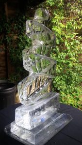 Helter Skelter - Ice Luge - Luge for Vodka - Ice Carving Sculpture | Ice Agency