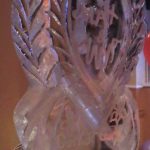Heart Vodka Ice Luge Ice Sculpture For London Ukrainian Wedding