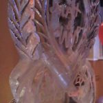 Heart Vodka Ice Luge Ice Sculpture For London Ukrainian Wedding